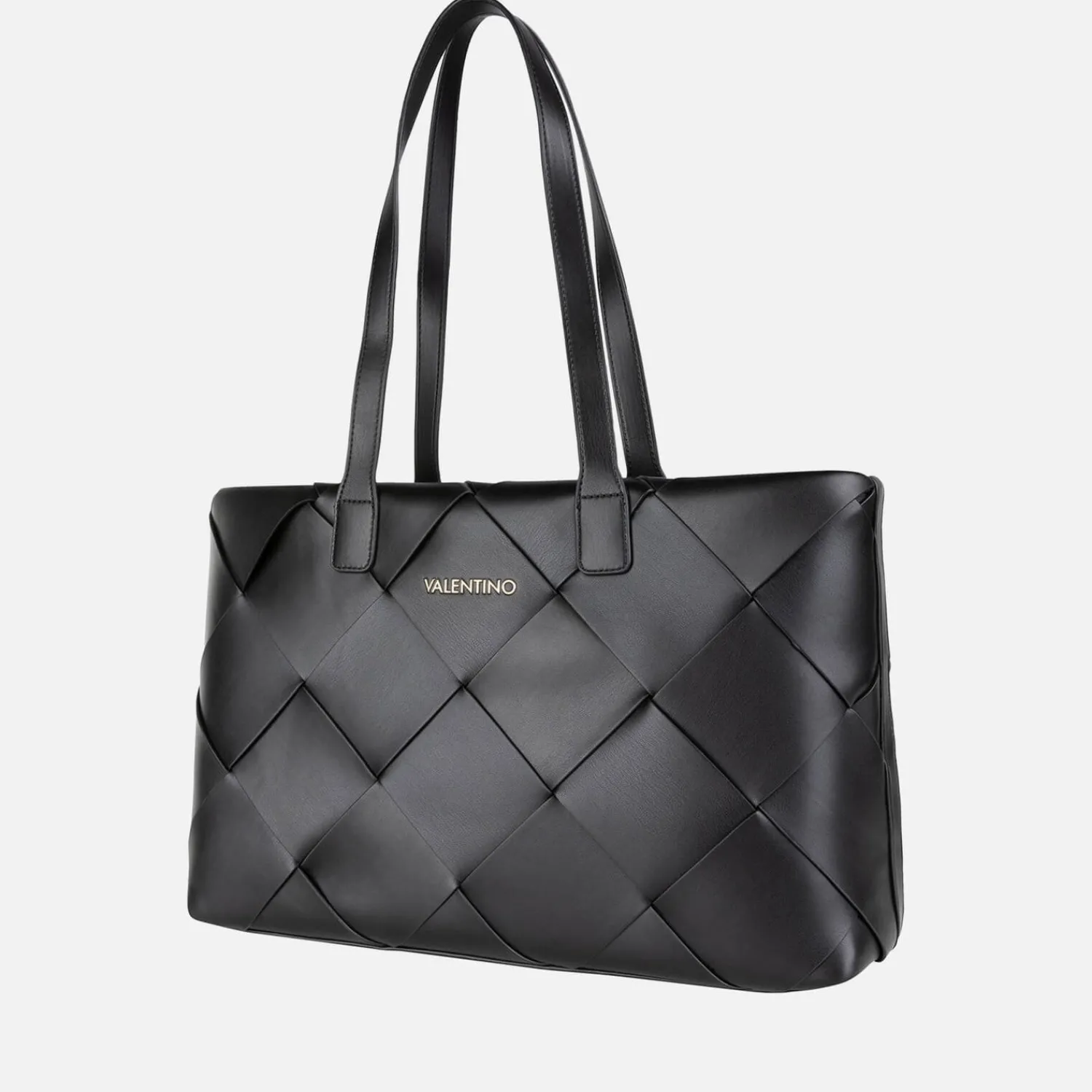 Tote Bags*Valentino Bags Valentino Ibiza Diamond Quilted Faux Leather Shopping Bag