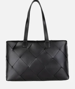 Tote Bags*Valentino Bags Valentino Ibiza Diamond Quilted Faux Leather Shopping Bag