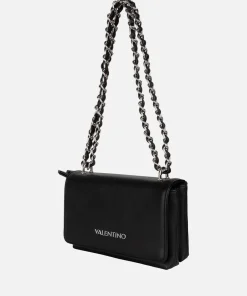 Shoulder Bags*Valentino Bags Valentino Klenia Faux Leather Shoulder Bag Black