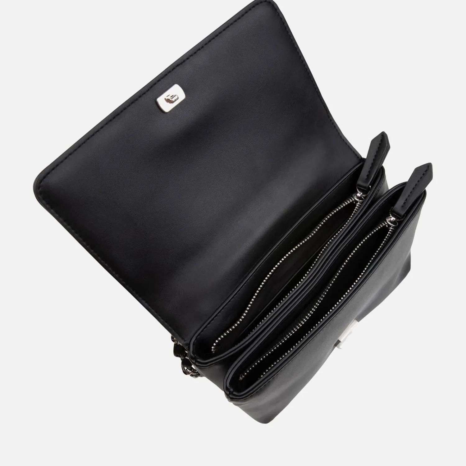 Shoulder Bags*Valentino Bags Valentino Klenia Faux Leather Shoulder Bag Black