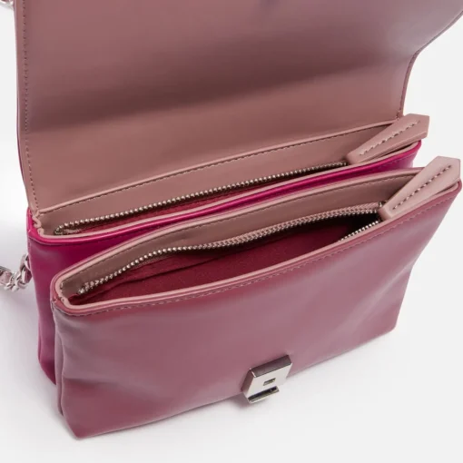 Shoulder Bags*Valentino Bags Valentino Klenia Faux Leather Shoulder Bag Fuchsia/Multi