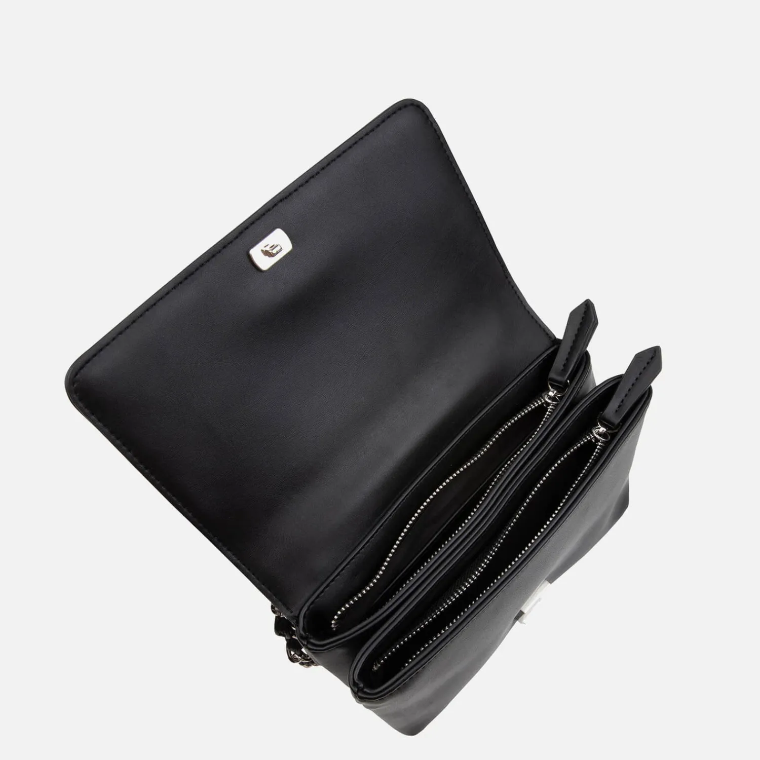 Shoulder Bags*Valentino Bags Valentino Klenia Faux Leather Shoulder Bag Black