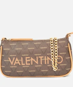 Crossbody Bags*Valentino Bags Valentino Liuto Logo-Print Faux Leather Shoulder Bag