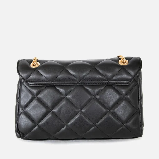 Crossbody Bags*Valentino Bags Valentino Ocarina Quilted Faux Leather Shoulder Bag Black