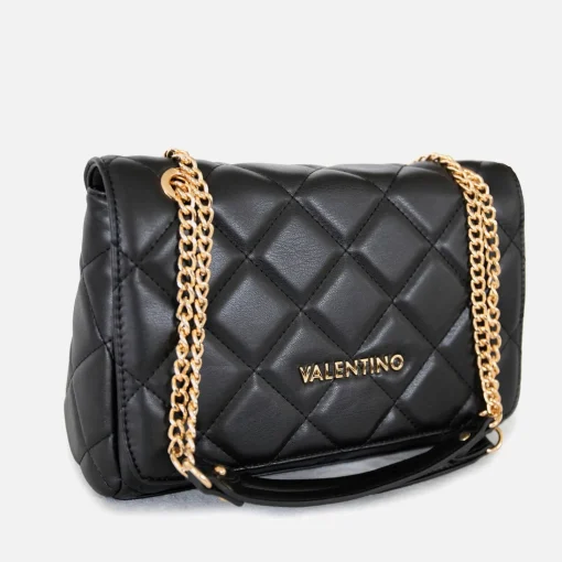 Crossbody Bags*Valentino Bags Valentino Ocarina Quilted Faux Leather Shoulder Bag Black