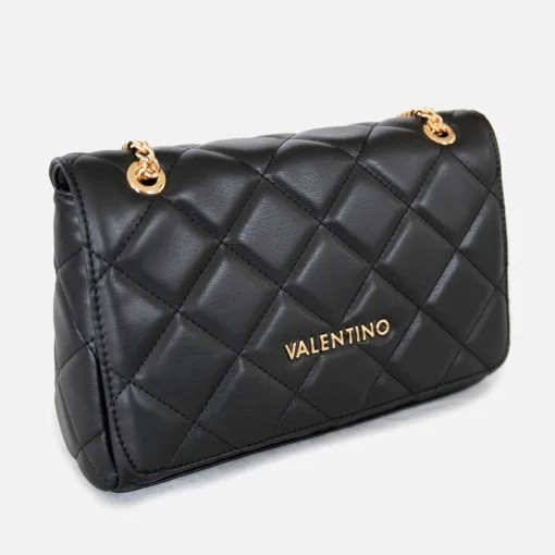 Crossbody Bags*Valentino Bags Valentino Ocarina Quilted Faux Leather Shoulder Bag Black