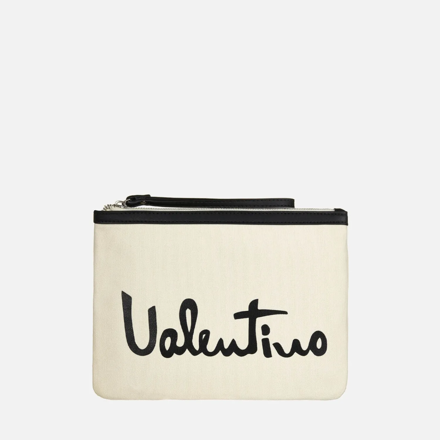 Cosmetic Bags*Valentino Bags Valentino Vacation Canvas And Faux Leather Cosmetic Case