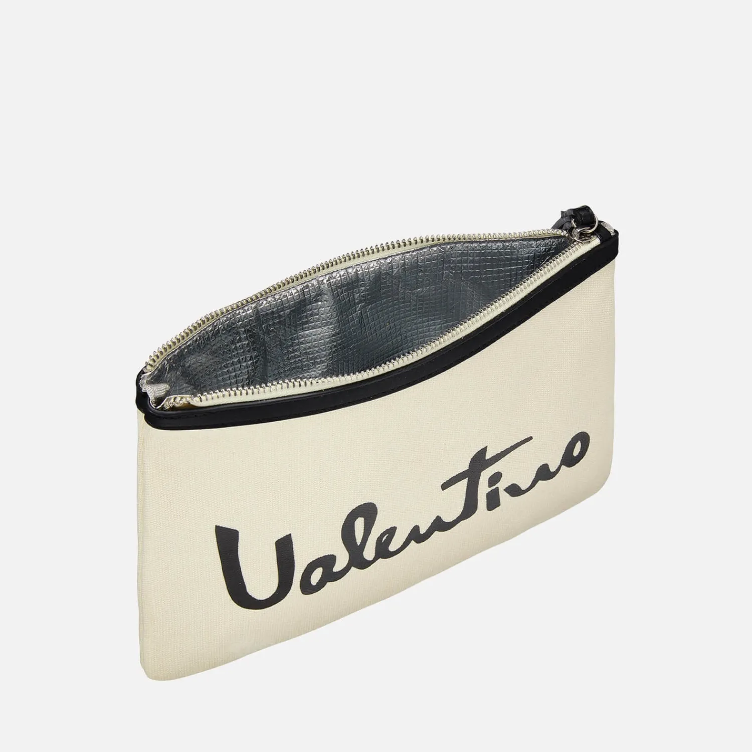 Cosmetic Bags*Valentino Bags Valentino Vacation Canvas And Faux Leather Cosmetic Case