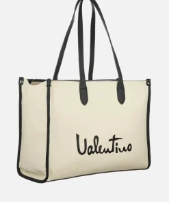 Tote Bags*Valentino Bags Valentino Vacation Canvas And Faux Leather Shopping Bag