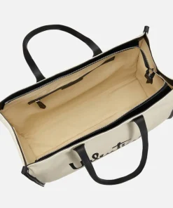 Tote Bags*Valentino Bags Valentino Vacation Canvas And Faux Leather Shopping Bag