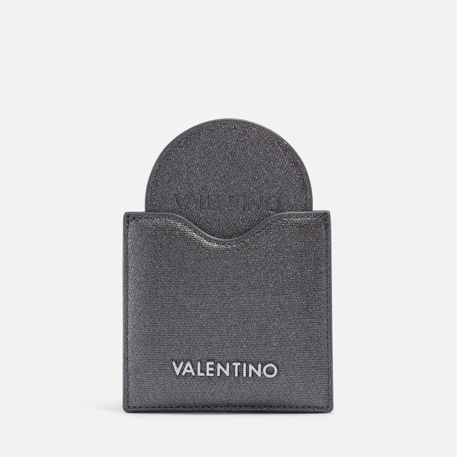 Purses And Cardholders*Valentino Bags Valentino Zenzero Faux Leather Mirror And Wallet Set Black