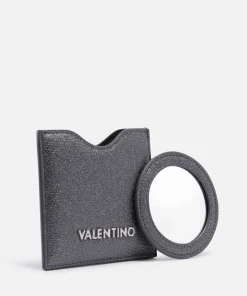 Purses And Cardholders*Valentino Bags Valentino Zenzero Faux Leather Mirror And Wallet Set Black