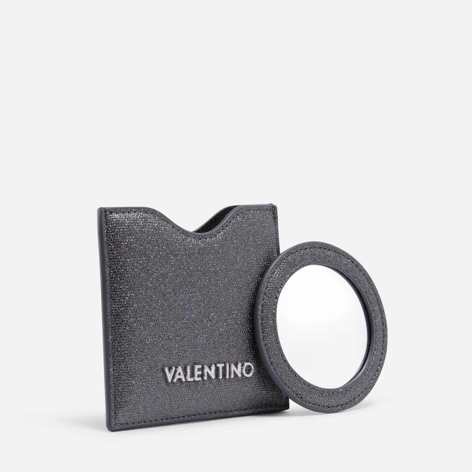 Purses And Cardholders*Valentino Bags Valentino Zenzero Faux Leather Mirror And Wallet Set Black