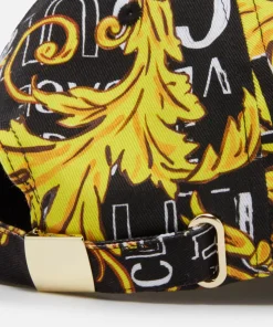 Hats Scarves & Gloves*Versace Jeans Couture Cotton-Canvas Logo Cap