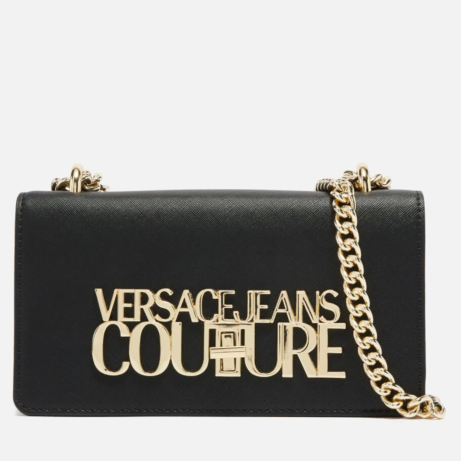 Crossbody Bags*Versace Jeans Couture Faux Saffiano Leather Cross-Body Bag
