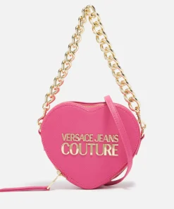 Crossbody Bags*Versace Jeans Couture Heart-Shaped Faux Leather Bag