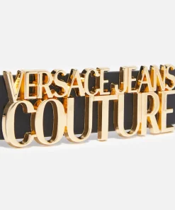 Belts*Versace Jeans Couture Logo-Embellished Leather Belt
