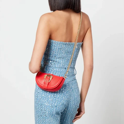 Mini Bags*Versace Jeans Couture Mini Leather Cross Body Bag