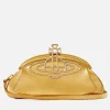 Clutch Bags*Vivienne Westwood Amber Logo-Embellished Leather Clutch Bag