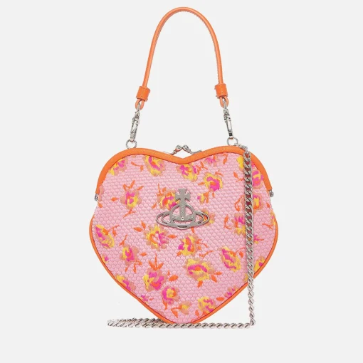 Crossbody Bags*Vivienne Westwood Belle Frame Heart Cloque Purse