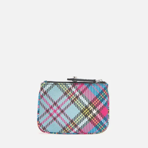 Purses And Cardholders*Vivienne Westwood Biogreen Saffiano Leather Printed Coin Purse