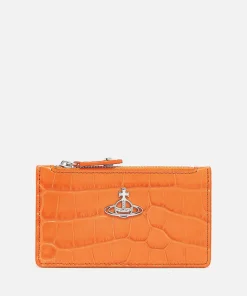 Purses And Cardholders*Vivienne Westwood Crocodile Slim Leather Cardholder