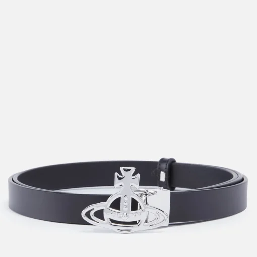 Belts*Vivienne Westwood Small Line Orb Leather Belt