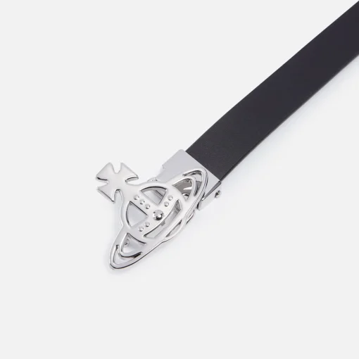 Belts*Vivienne Westwood Small Line Orb Leather Belt