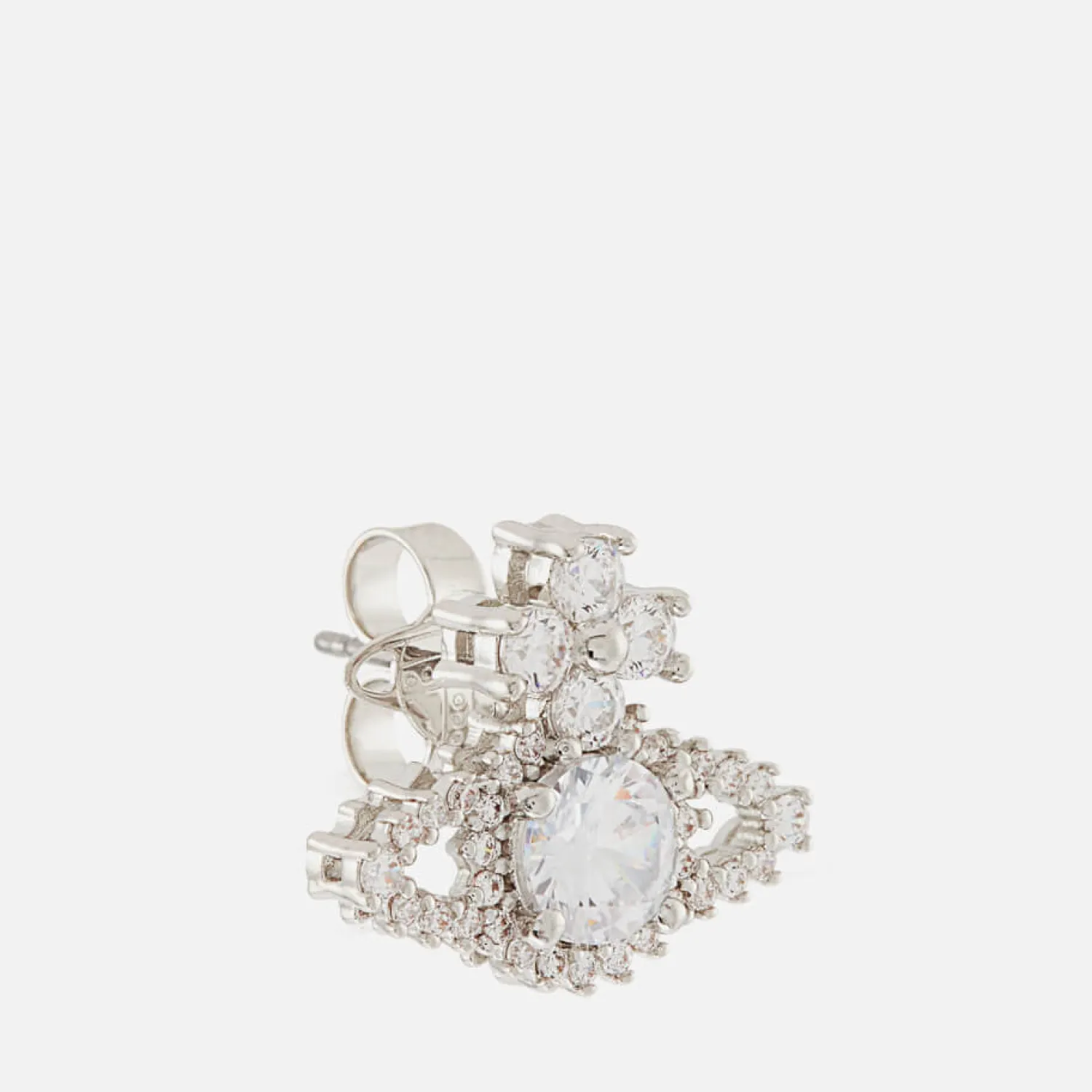 Earrings*Vivienne Westwood Women's Valentina Orb Earrings - Platinum/White