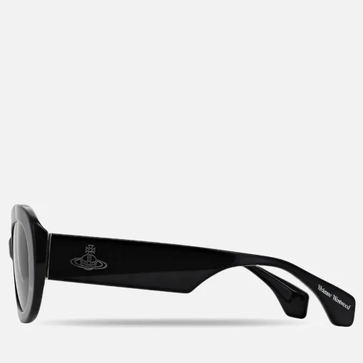 Sunglasses*Vivienne Westwood Women's Round Acetate Sunglasses - Black