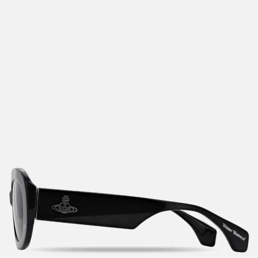 Sunglasses*Vivienne Westwood Women's Round Acetate Sunglasses - Black