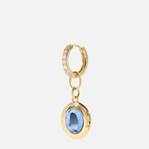 Earrings*Wilhelmina Garcia Recycled Gold-Plated And Crystal Earrings