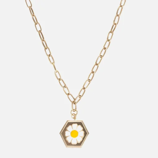 Necklaces*Wilhelmina Garcia Women's Daisy Necklace - Gold